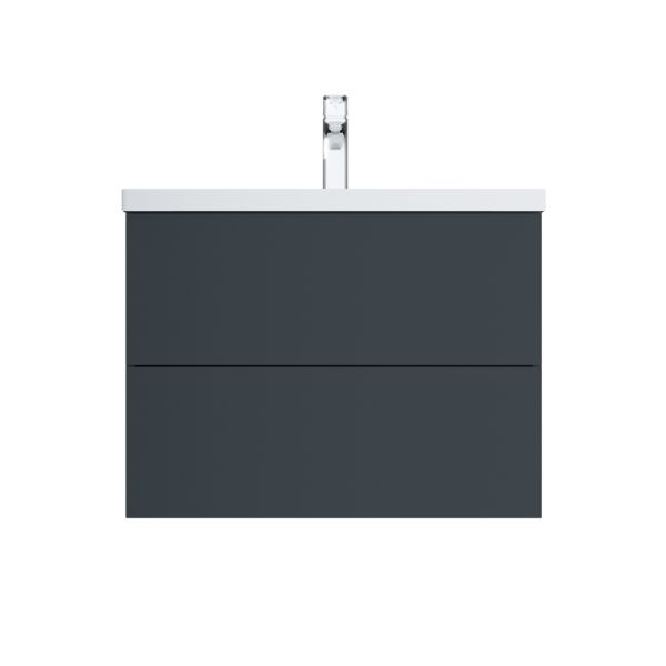 Am.pm Gem M90FHX07522GM  тумба под раковину 75 см графит матовый