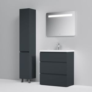 Am.pm Gem S M91FSX0602GM тумба под раковину 60 см графит матовый