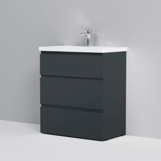 Am.pm Gem S M91FSX0602GM тумба под раковину 60 см графит матовый