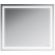 Зеркало Am.Pm Gem M91AMOX0801WG с LED-подсветкой по периметру 80 см