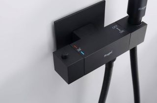Гигиенический душ с термостатом Raglo R24.56.06 чёрный Гигиенический душ с термостатом Raglo R24.56.06 чёрный