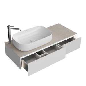 Тумба под раковину Kerama Marazzi Magica MA.120.2\MGR.M 120 см утренний серый матовый