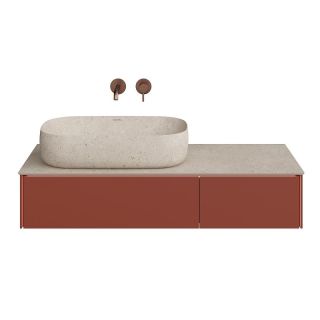 Тумба под раковину Kerama Marazzi Magica MA.120.2\VR.M 120 см венецианский красный матовый Тумба под раковину Kerama Marazzi Magica MA.120.2\VR.M 120 см венецианский красный матовый