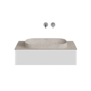 Тумба под раковину Kerama Marazzi Magica MA.90.1\MGR.M 90 см утренний серый матовый