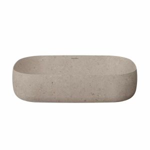 Раковина накладная Kerama Marazzi Magica MA.wb.65\STB 65 см бежевый камень