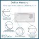 Ванна чугунная Delice Maestro DLR230646R-AS 200х85 с отверстиями под ручки и антискользящим покрытием Ванна чугунная Delice Maestro DLR230646R-AS 200х85 с отверстиями под ручки и антискользящим покрытием