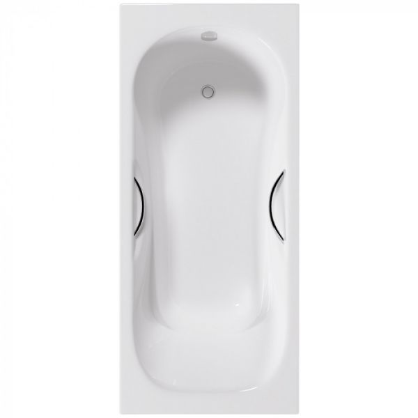 Ванна чугунная Delice Malibu DLR230610R 180x80 с отверстиями под ручки