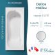 Ванна чугунная Delice Malibu DLR230628 140х75 белая Ванна чугунная Delice Malibu DLR230628 140х75 белая