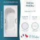 Ванна чугунная Delice Malibu DLR230628R-AS 140х75 с отверстиями под ручки и антискользящим покрытием Ванна чугунная Delice Malibu DLR230628R-AS 140х75 с отверстиями под ручки и антискользящим покрытием