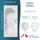 Ванна чугунная Delice Malibu DLR230607R 150x75 с отверстиями под ручки Ванна чугунная Delice Malibu DLR230607R 150x75 с отверстиями под ручки