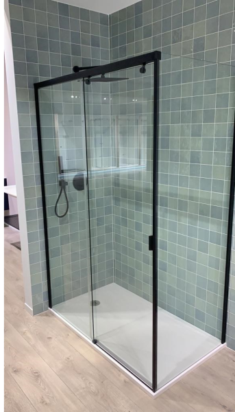 Душевой уголок Cerutti SPA MARBELLA120B-L 120x80см чёрный