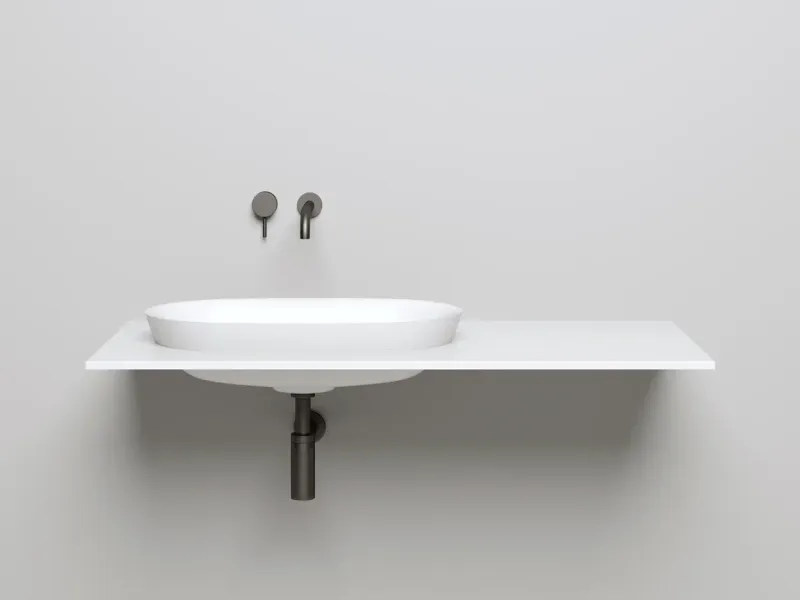 Полувстраиваемая раковина Salini Marea 01 S-Stone 1802201MRH 65см RAL снаружи Полувстраиваемая раковина Salini Marea 01 S-Stone 1802201MRH 65см RAL снаружи