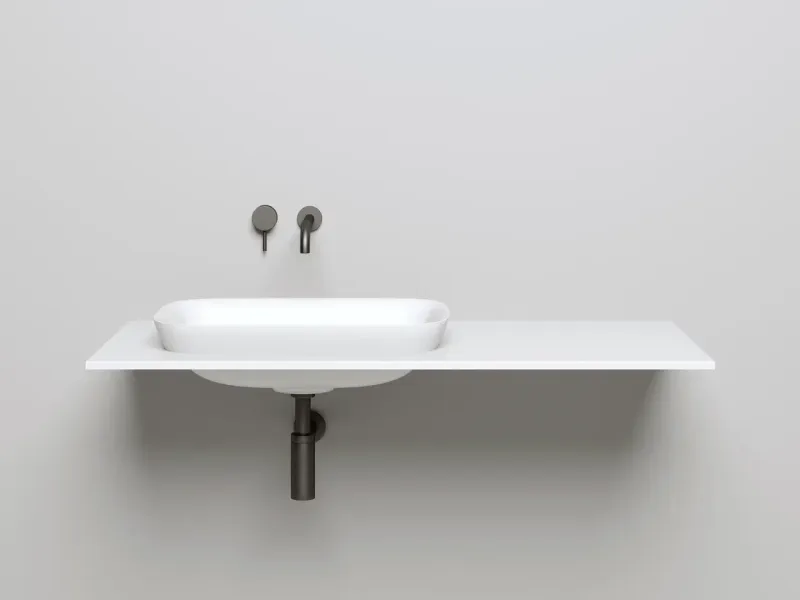 Полувстраиваемая раковина Salini Marea 02 S-Stone 1802202M 60см белый матовый Полувстраиваемая раковина Salini Marea 02 S-Stone 1802202M 60см белый матовый