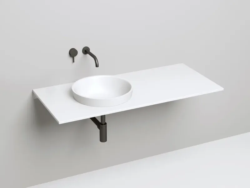 Полувстраиваемая раковина Salini Marea 03 S-Stone 1802203MRH 42см RAL снаружи Полувстраиваемая раковина Salini Marea 03 S-Stone 1802203MRH 42см RAL снаружи