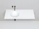 Встраиваемая раковина Salini Marea 05 S-Stone 1802205M 42см белый матовый Встраиваемая раковина Salini Marea 05 S-Stone 1802205M 42см белый матовый