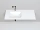 Встраиваемая раковина Salini Marea 06 S-Stone 1802206M 55см белый матовый Встраиваемая раковина Salini Marea 06 S-Stone 1802206M 55см белый матовый