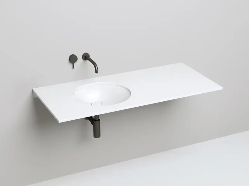 Встраиваемая раковина Salini Marea 08 S-Stone 1802208M 42см белый матовый Встраиваемая раковина Salini Marea 08 S-Stone 1802208M 42см белый матовый