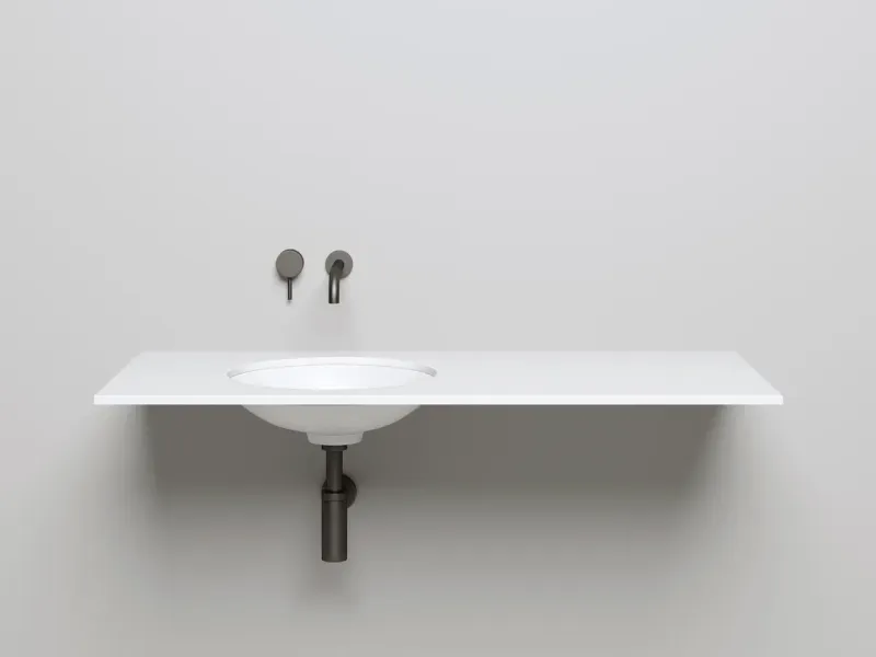 Встраиваемая раковина Salini Marea 08 S-Stone 1802208M 42см белый матовый Встраиваемая раковина Salini Marea 08 S-Stone 1802208M 42см белый матовый