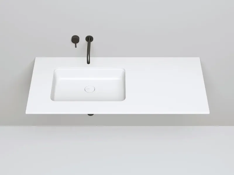 Встраиваемая раковина Salini Marea 09 S-Stone 1802209M 55см белый матовый Встраиваемая раковина Salini Marea 09 S-Stone 1802209M 55см белый матовый