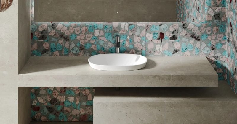 Полувстраиваемая раковина Salini Marea 01 S-Stone 1802201MRH 65см RAL снаружи Полувстраиваемая раковина Salini Marea 01 S-Stone 1802201MRH 65см RAL снаружи