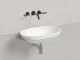 Полувстраиваемая раковина Salini Marea 01 S-Stone 1802201M 65см белый матовый Полувстраиваемая раковина Salini Marea 01 S-Stone 1802201M 65см белый матовый