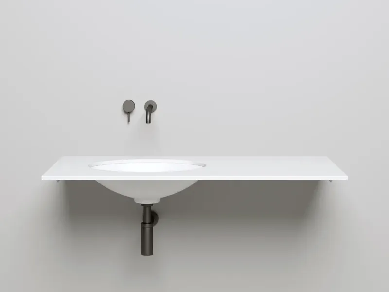 Встраиваемая раковина Salini Marea 11 S-Stone 1802211M 55см белый матовый Встраиваемая раковина Salini Marea 11 S-Stone 1802211M 55см белый матовый