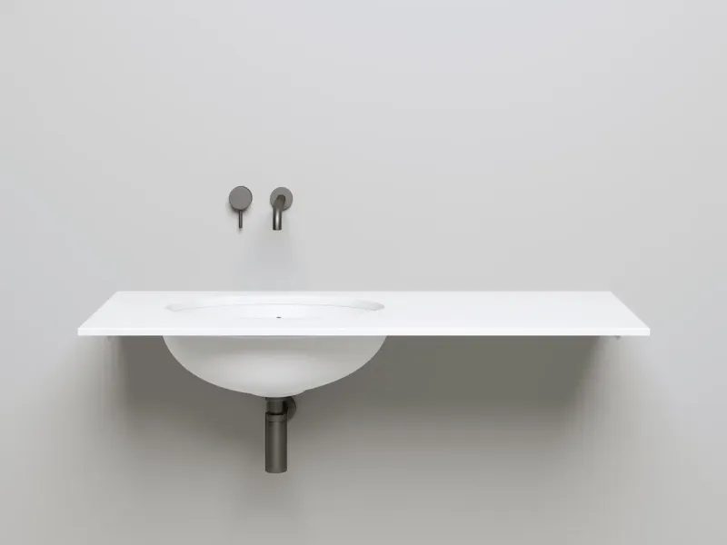 Встраиваемая раковина Salini Marea 12 S-Stone 1101209M 55см белый матовый Встраиваемая раковина Salini Marea 12 S-Stone 1101209M 55см белый матовый