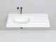 Встраиваемая раковина Salini Marea 12 S-Sense 1101109M 55см белый матовый Встраиваемая раковина Salini Marea 12 S-Sense 1101109M 55см белый матовый