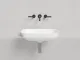 Полувстраиваемая раковина Salini Marea 02 S-Stone 1802202M 60см белый матовый Полувстраиваемая раковина Salini Marea 02 S-Stone 1802202M 60см белый матовый
