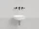 Встраиваемая раковина Salini Marea 05 S-Stone 1802205M 42см белый матовый Встраиваемая раковина Salini Marea 05 S-Stone 1802205M 42см белый матовый