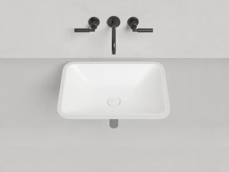 Встраиваемая раковина Salini Marea 06 S-Stone 1802206M 55см белый матовый Встраиваемая раковина Salini Marea 06 S-Stone 1802206M 55см белый матовый