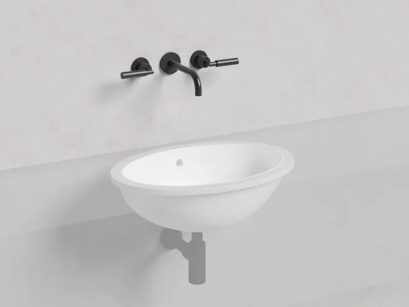 Встраиваемая раковина Salini Marea 12 S-Sense 1101109M 55см белый матовый Встраиваемая раковина Salini Marea 12 S-Sense 1101109M 55см белый матовый