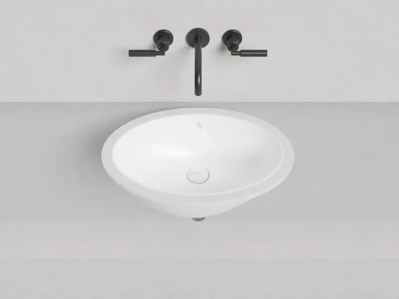 Встраиваемая раковина Salini Marea 12 S-Sense 1101109M 55см белый матовый Встраиваемая раковина Salini Marea 12 S-Sense 1101109M 55см белый матовый