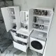 Тумба под раковину Style Line Марелла 60 Люкс Plus СС-00002395 белый матовый