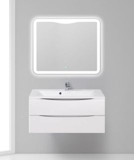 Тумба под раковину BelBagno подвесная 100x53см Bianco Opaco MARINO-1000-2C-SO-BO-P