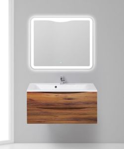 Тумба под раковину BelBagno подвесная 100x53см Rovere Ciliegio MARINO-1000-2C-SO-RC-P