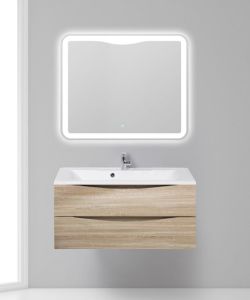 Тумба под раковину BelBagno подвесная 100x53см Rovere Bianco MARINO-1000-2C-SO-WO-P