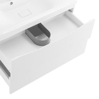 База под раковину BelBagno подвесная с двумя выкатными ящиками, Bianco Opaco, 1100x450x500, MARINO-1100-2C-SO-BO-P белый матовый