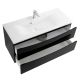 База под раковину BelBagno подвесная с двумя выкатными ящиками, Nero Lucido, 1100x450x500, MARINO-1100-2C-SO-NL-P черный глянцевый