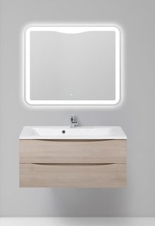 База под раковину BelBagno подвесная с двумя выкатными ящиками, Rovere Grigio, 1100x450x500, MARINO-1100-2C-SO-RG-P дуб серый