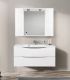 Зеркальный шкаф BelBagno с подсветкой 120x75см Bianco Lucido MARINO-SPC-1200/750-2A-BL-P