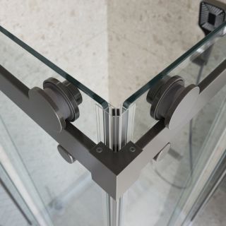 Душевой уголок BELBAGNO MARINO-2-AH-2-120/90-C-GM оружейная сталь