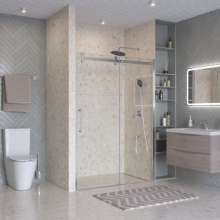 Душевая дверь BelBagno MARINO-2-BF-1-150-C-CR хром