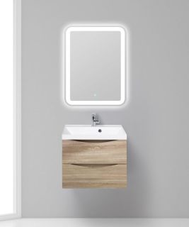 Тумба под раковину BelBagno подвесная 60x55см Rovere Bianco MARINO-600-2C-SO-WO-P