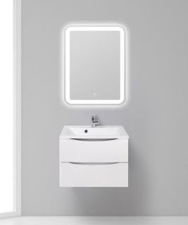 Тумба под раковину BelBagno подвесная 65x53см Bianco Opaco MARINO-650-2C-SO-BO-P