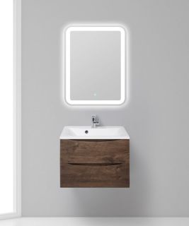 Тумба под раковину BelBagno подвесная 65x53см Rovere Moro MARINO-650-2C-SO-RW-P