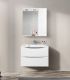 Зеркальный шкаф BelBagno с подсветкой правосторонний 70x75см Bianco Lucido MARINO-SPC-700/750-1A-BL-P-R Зеркальный шкаф BelBagno с подсветкой правосторонний 70x75см Bianco Lucido MARINO-SPC-700/750-1A-BL-P-R