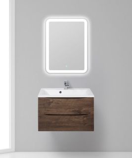 Тумба под раковину BelBagno подвесная 75x53см Rovere Moro MARINO-750-2C-SO-RW-P