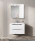 Зеркальный шкаф BelBagno с подсветкой правосторонний 80x75см Bianco Lucido MARINO-SPC-800/750-1A-BL-P-R Зеркальный шкаф BelBagno с подсветкой правосторонний 80x75см Bianco Lucido MARINO-SPC-800/750-1A-BL-P-R