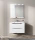 Зеркальный шкаф BelBagno с подсветкой левосторонний 80x75см Bianco Lucido MARINO-SPC-800/750-1A-BL-P-L Зеркальный шкаф BelBagno с подсветкой левосторонний 80x75см Bianco Lucido MARINO-SPC-800/750-1A-BL-P-L